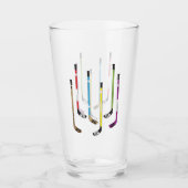 Kleurrijke oogkleppen glas (Voorkant)