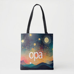 Kleurrijke OPA Logo Tas