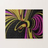 kleurrijke optische illusie legpuzzel (Horizontaal)