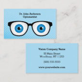 kleurrijke optometrist visitekaartje (Voorkant / Achterkant)