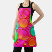 Kleurrijke Orb Abstracte Kunst Schort (Insitu)