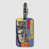  kleurrijke Orlando Florida Bagagelabel (Voorkant (verticaal))