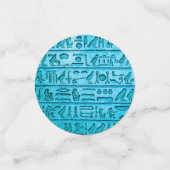 Kleurrijke oude Egyptische hiërogliefen Confetti (Kleine voorkant)