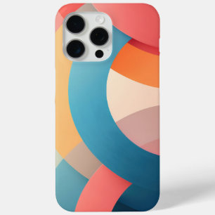 Kleurrijke overlappende bogen iPhone 15 pro max hoesje