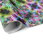 Kleurrijke overlappende cirkels cadeaupapier (Rol Hoek)