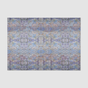 Kleurrijke Paarse en Blue Street Art Graffiti Wall Tissuepapier