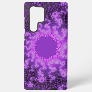 Kleurrijke Paarse Fractal Samsung Galaxy Hoesje