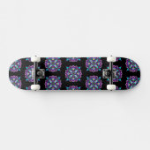  Kleurrijke Paarse Mandala Mystical Skateboard (Horizontaal)