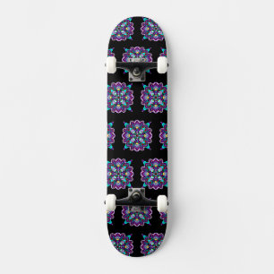 Kleurrijke Paarse Mandala Mystical Skateboard