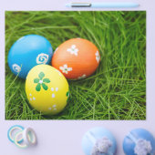 Kleurrijke paaseieren flyer (Enkel)