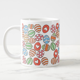 Kleurrijke paaseieren Giant Coffee Mok – Spring Cu