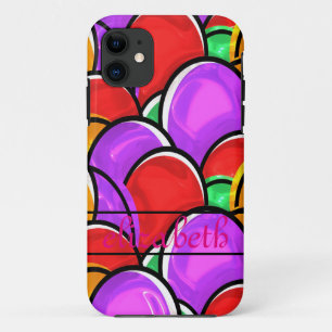 Kleurrijke paaseieren Kunstmotif schilderen iPhone 11 Hoesje