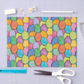 Kleurrijke paaseieren tissuepapier (Craft)