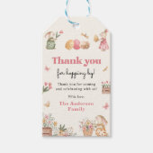 Kleurrijke Paashaas Easter Egg Hunt Party Cadeaulabel (Voorkant)