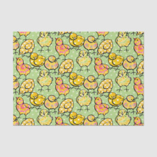 Kleurrijke paaskip tissuepapier