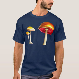 kleurrijke paddenstoel t-shirt