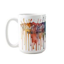 Kleurrijke Paint Water Mok - Funny Artist Gift