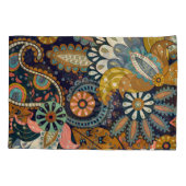 Kleurrijke Paisley: bloemenIndiaas behang. Kussensloop (Achterkant)