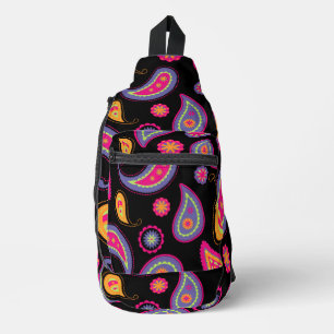 Kleurrijke Paisley naadloze Patroon Sling Bag