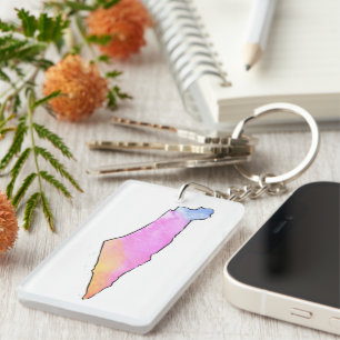 Kleurrijke Palestijnse Sleutelhanger