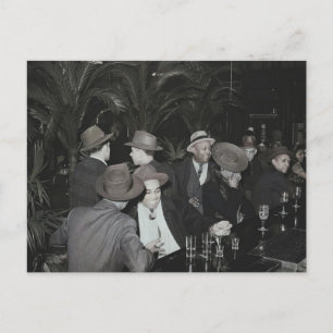 Kleurrijke Palm Tavern 47th Street Briefkaart