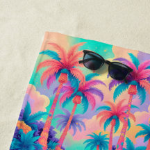 Kleurrijke palmbomen