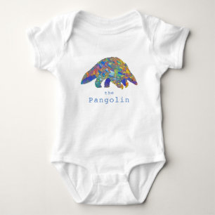 Kleurrijke Pangolin bedreigde dierenrechten Romper