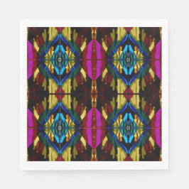 Kleurrijke papieren servetten