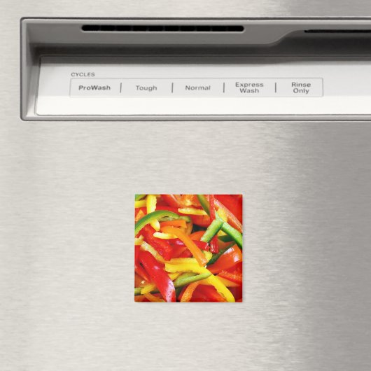 Kleurrijke paprika's magneet (Insitu (Vaatwasser))