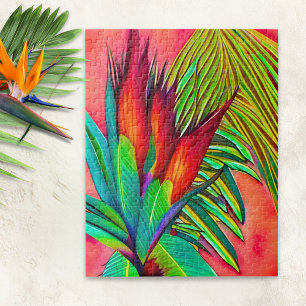 Kleurrijke Paradijsvogelbloem Legpuzzel