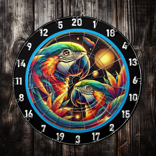Kleurrijke Parrot Dartboard voor elke gelegenheid Dartbord