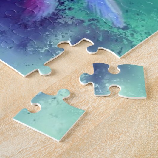 Kleurrijke Parrot Jigsaw Puzzle Waterverf Legpuzzel (Zijkant)