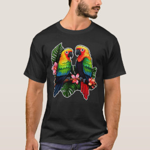 Kleurrijke Parrot Kaketoe Parkiet Macaws Parrot 5 T-shirt