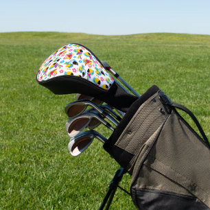 Kleurrijke parrots, tropische parrots, vogels, blo golfheadcover
