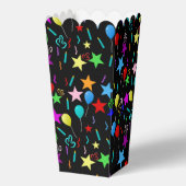 Kleurrijke partijballonnen en sterren bedankdoosjes (Voorkant)