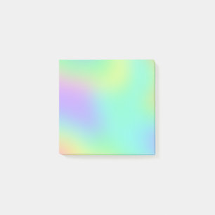 Kleurrijke pasta-gradiënt post-it® notes