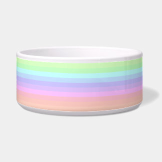 Kleurrijke pasta Striped Large Dog Bowl Voerbakje