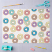 Kleurrijke Pastel Donuts & Sprinkles Patroon Tissuepapier (Craft)