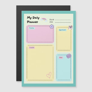 Kleurrijke Pastel Kawaii Schattigee Dagelijkse Pla