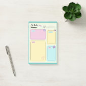Kleurrijke Pastel Kawaii Schattigee Dagelijkse Pla Post-it® Notes (Kantoor)