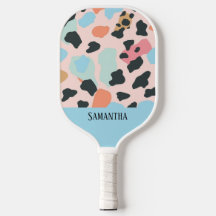 Kleurrijke pastel luipaard print naadloos patroon