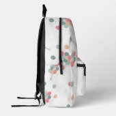 Kleurrijke Pastel partij ballonnen aangepaste naam Bedrukte Rugzak (Links)