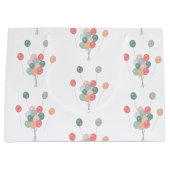 Kleurrijke Pastel Party Ballonnen Groot Cadeauzakje (Voorkant)