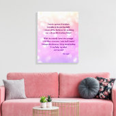 Kleurrijke pastel sparkle inspirerend helende gedi canvas afdruk (Insitu (Woonkamer))