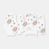 Kleurrijke Pastel Verjaardagsfeestballonnen Modern Bedankdoosjes (Uitgevouwen)