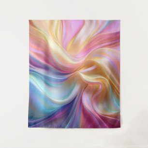 Kleurrijke Pastel Zijde Wandkleed
