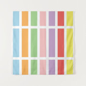 Kleurrijke Pasteltinten Wandkleed (Voorkant)