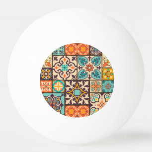 Kleurrijke Patchwork Islam Motieven Tegel Pingpongballen