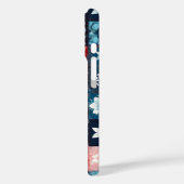 Kleurrijke Patchwork Quilt Art iPhone Case (Achterkant / Links)