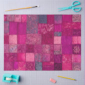 Kleurrijke Patchwork Quilt Art Tissue Papier (Craft)